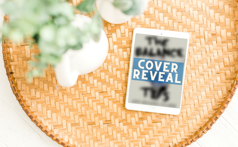 Kindle showing a blurred cover and the words Cover Reveal on top