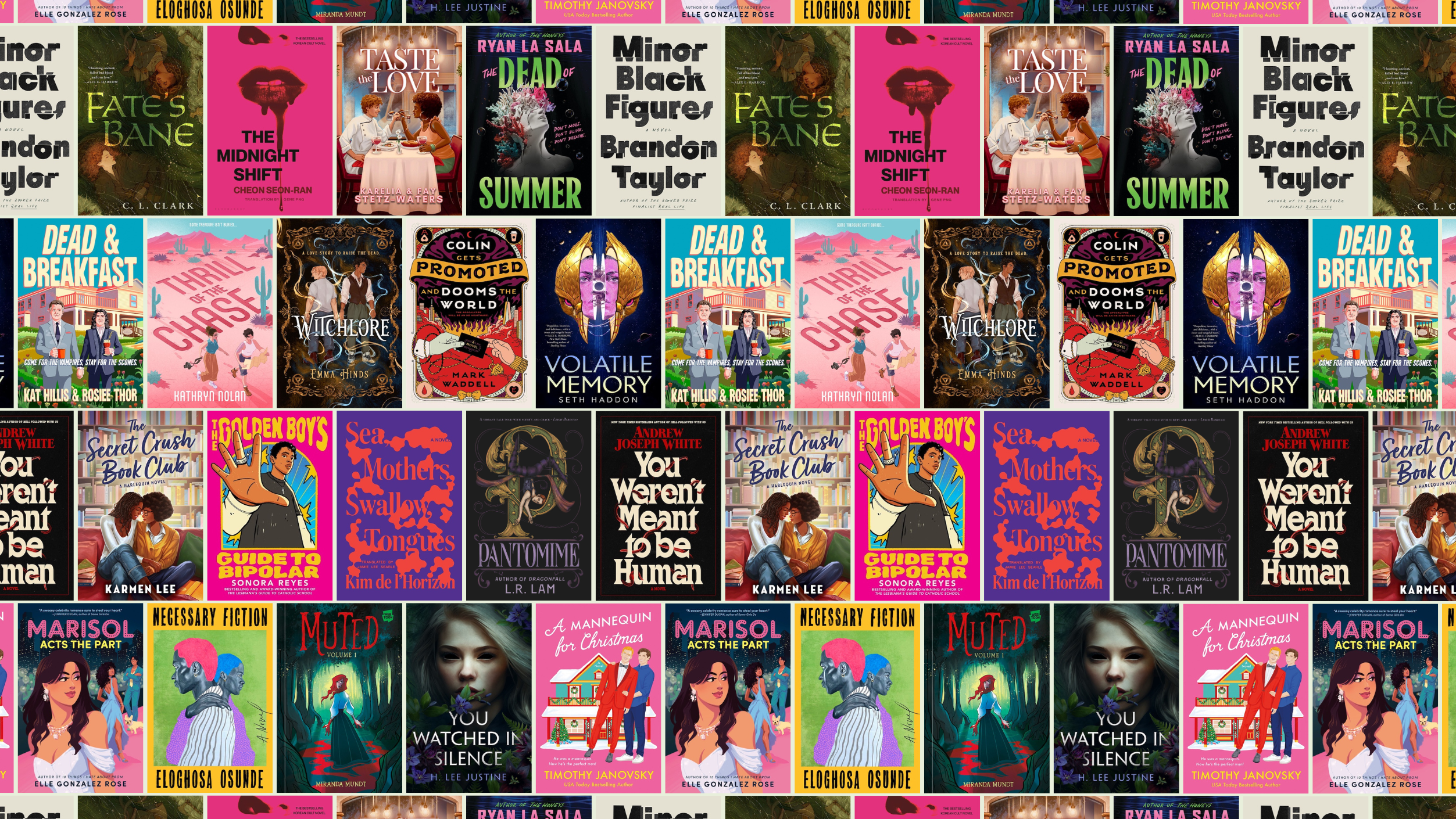 A collage of the covers included in this article