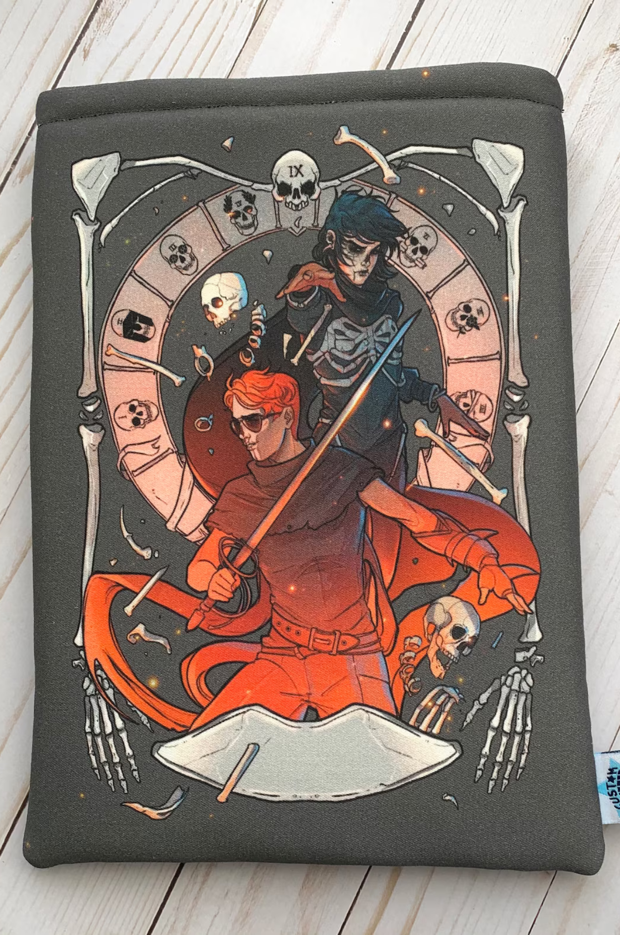 Book sleeve inspired by Gideon the Ninth