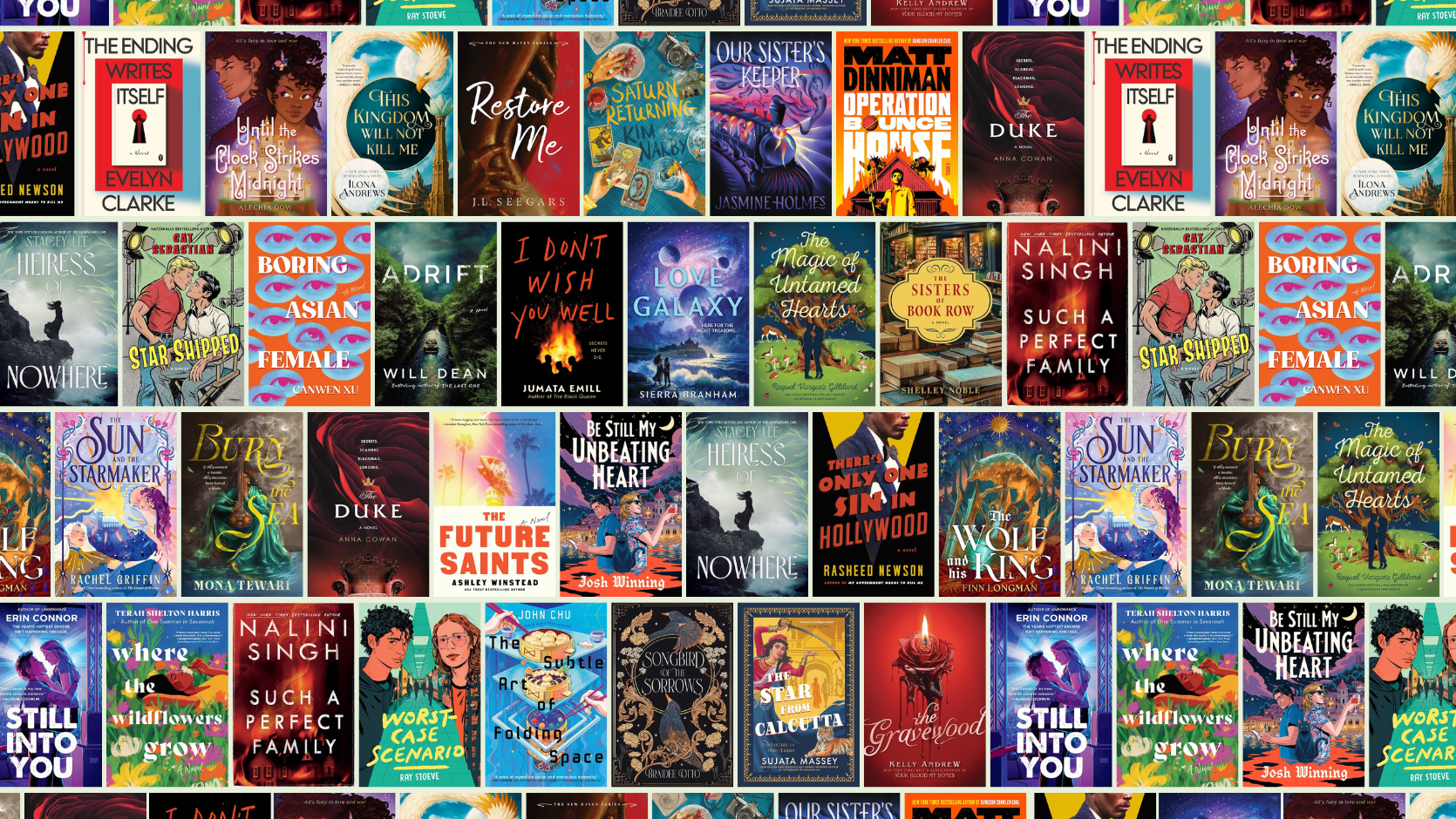 A collage of the covers included in this article